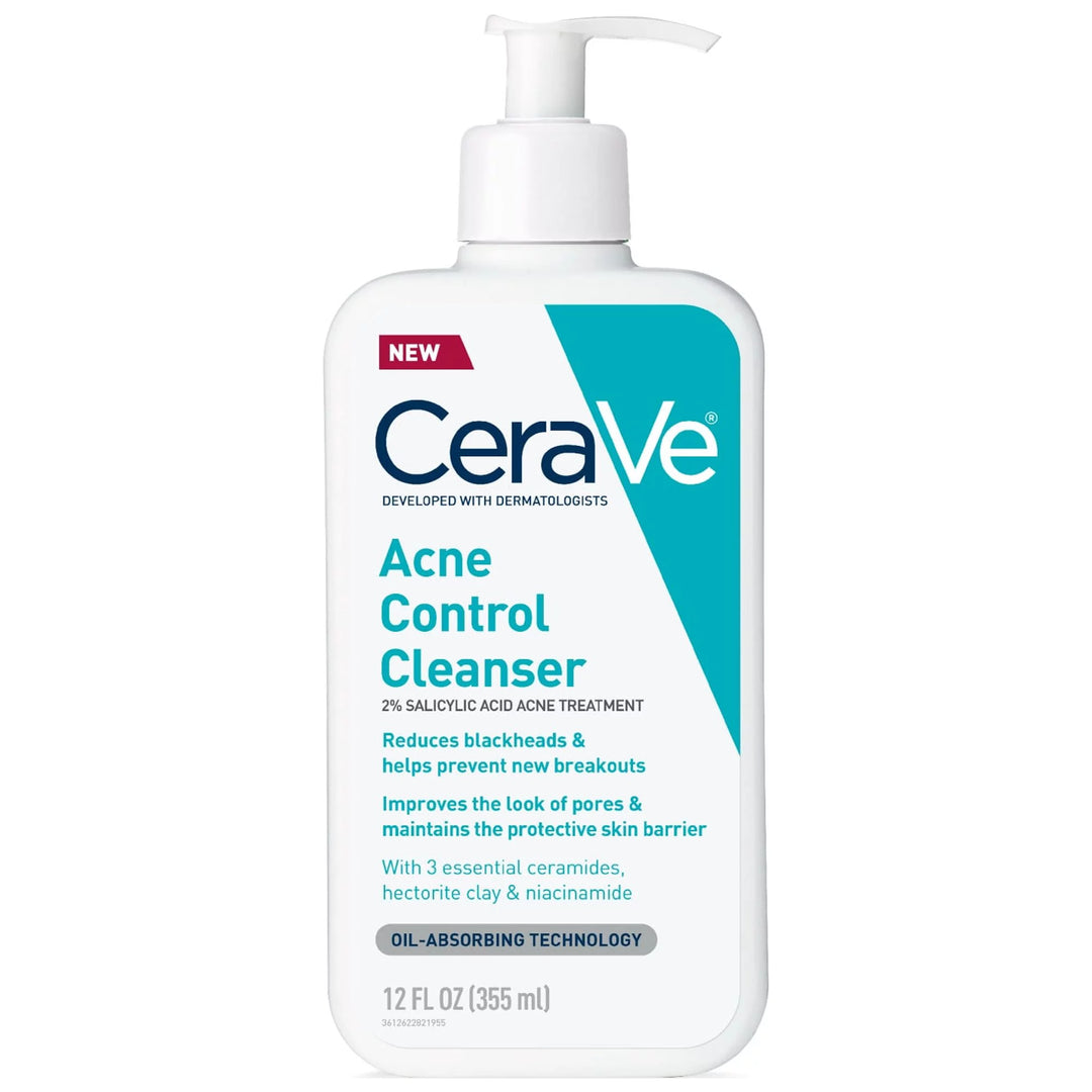 Cerave Acne Control Cleanser 2% Salicylic Acid Treatment - سيرافي غسول لعلاج حب الشباب بحمض الساليسيليك 2% -