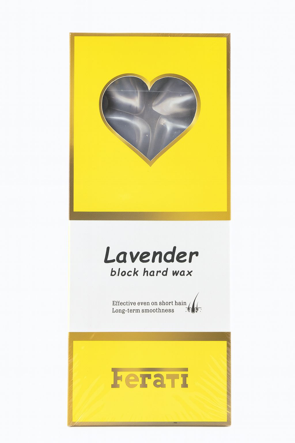 Ferati Lavender Block Hard Wax - 500g | فيراتي  شمع ازالة الشعر بالافندر -500غرام