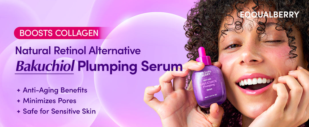 EQQUALBERRY Bakuchiol Plumping Serum - 30ml | ايكوال بيري سيروم الباكتشيول المجدد للبشرة - 30 مل