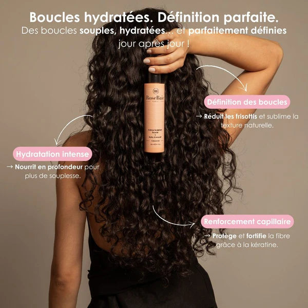 RoseBaie Shampooing cheveux bouclés Curly Hair - 500ml | روزباي شامبو للشعر الكيرلي - 500 مل