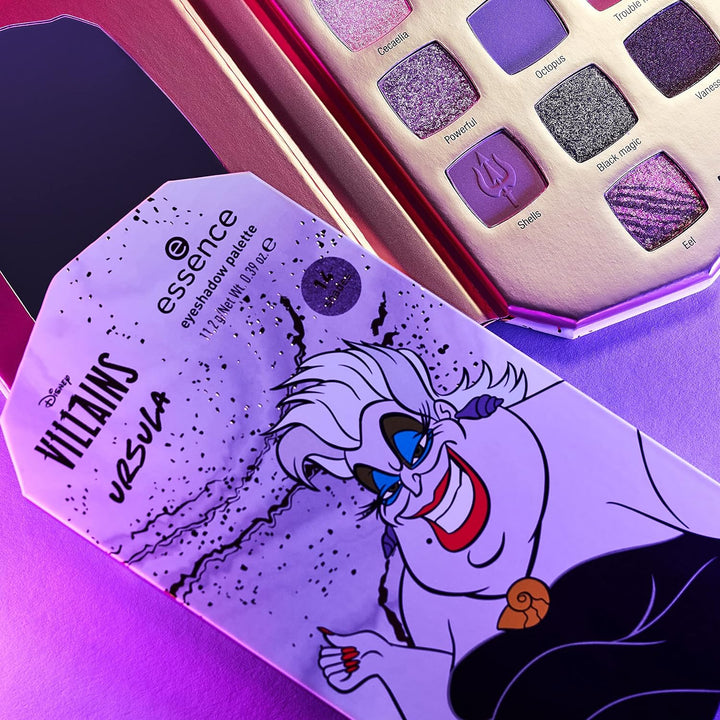 Essence Disney Villains - Ursula Eyeshadow Palette | ايسنس ديزني باليت ظلال العيون