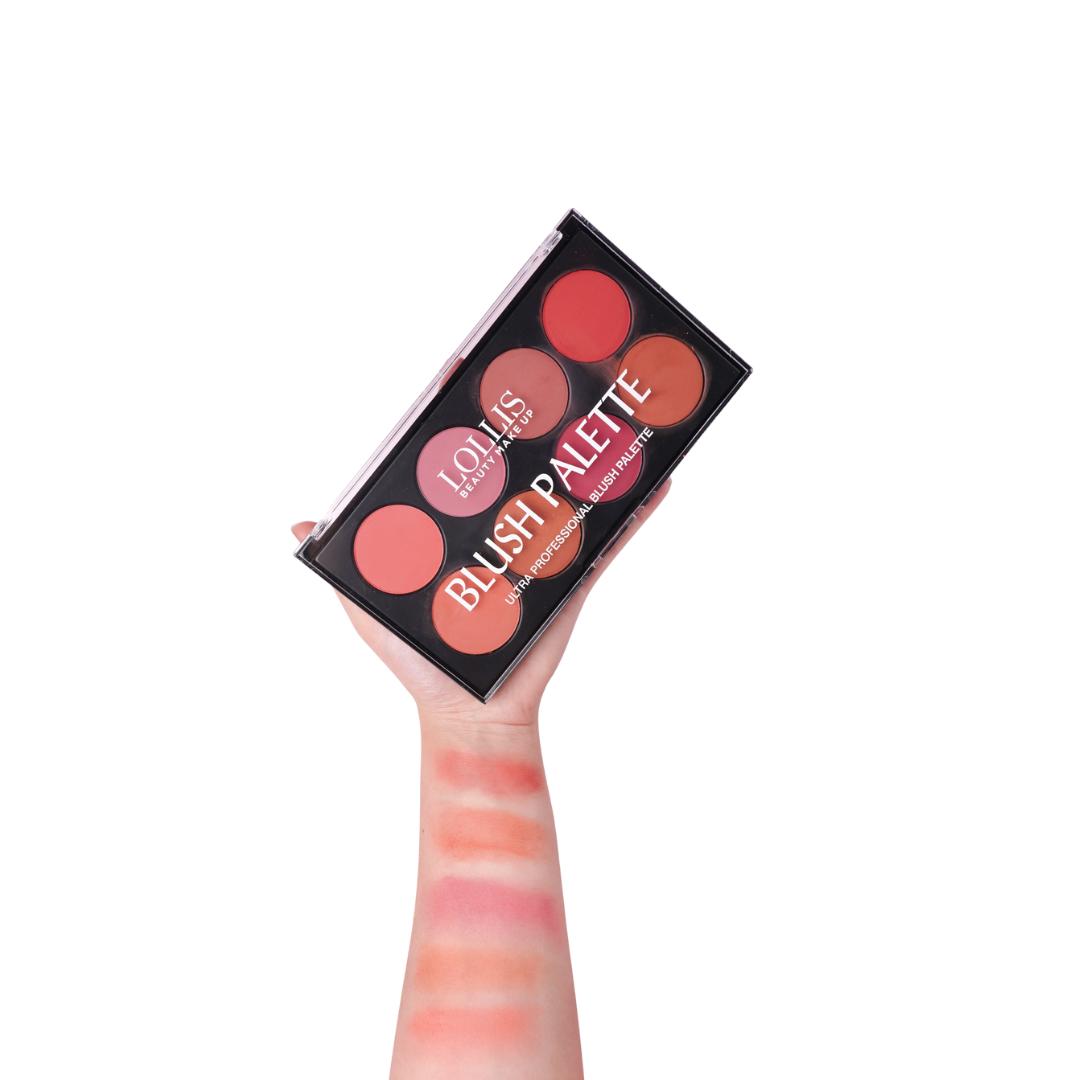 LOLLIS ULTRA PROFESSIONAL BLUSH PALETTE - 40g| لوليس باليت أحمر خدود -40 غرام