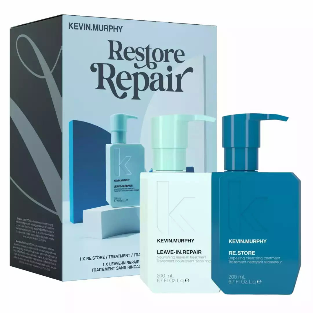 KEVIN.MURPHY Restore Repair Holiday Set - 2pcs | كيفن ميرفي مجموعة لترميم الشعر المتضرر - 2 قطعة