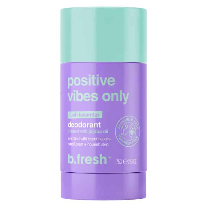 b.Fresh Positive Vibes Only Lush Lavender - 50g | بي فريش مزيل تعرق برائحة اللافندر - 50 غرام