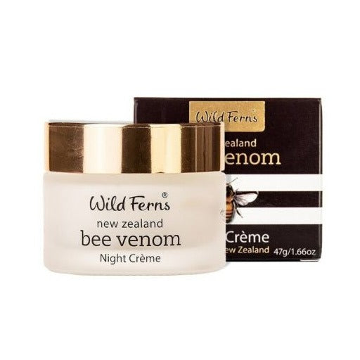 Wild Ferns Bee Venom Night Creme Moisturizing Night - 47g | وايلد فيرنز كريم مرطب ليلي بسم النحل - 47 غرام