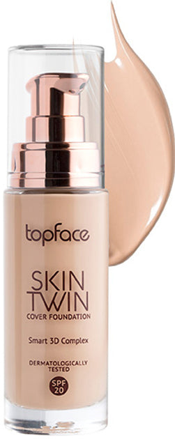 TopFace Skin Twin Cover Foundation - 32 ml| توب فيس كريم أساس -32 مل