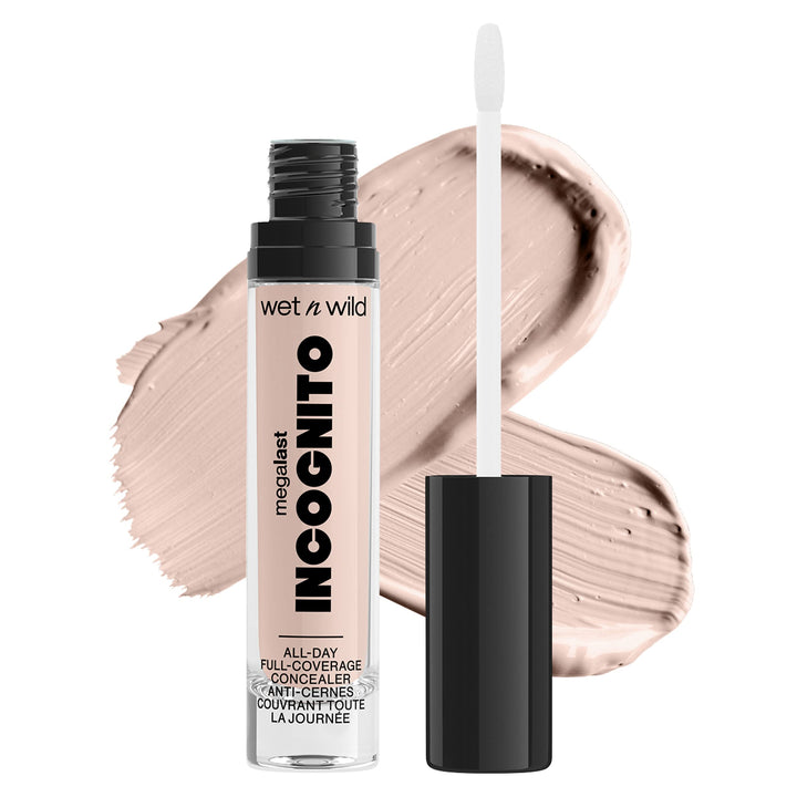 wet n wild MEGA LAST INCOGNITO ALL-DAY FULL COVERAGE CONCEALER - 5.5ml | ويت ان وايلد كونسيلر بتغطية عالية يدوم طوال اليوم - 5.5 مل