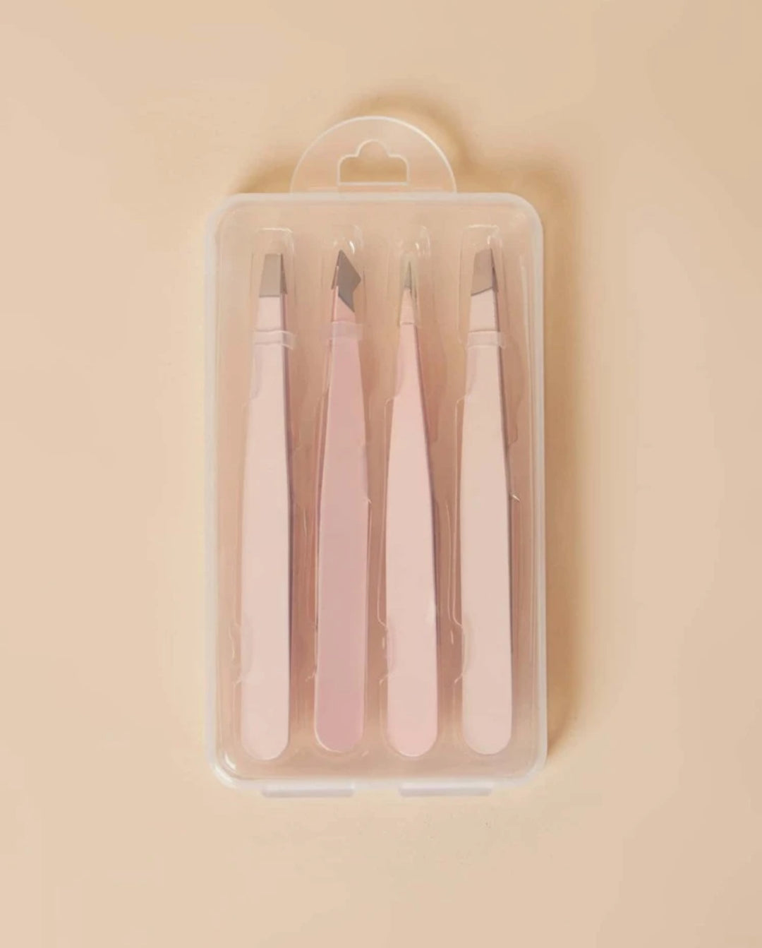 Eye Brow Tweezers Set - 4pcs | مجموعة ملاقط احترافية - 4 قطع