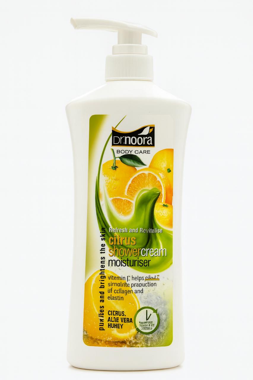 Dr.Noora Refresh And Revilalise Citrus Shower Cream - 750ml| د.نورا كريم الاستحمام المنعش والمغذي بالحمضيات -750 مل