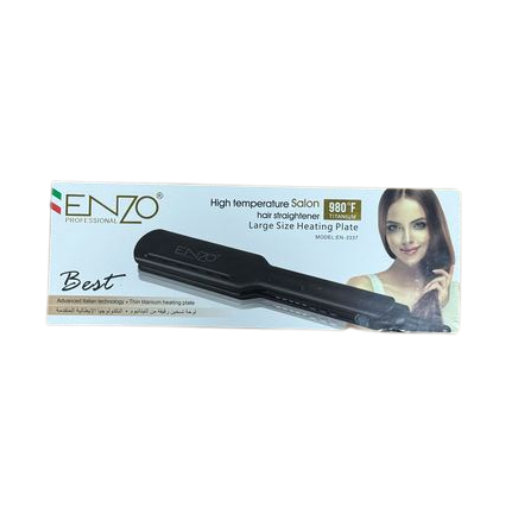 ENZO 980°F High Temperature Salon Hair Straightener (Model EN-2337) |  اينزو كاويه شعر 980 درجة للصالونات