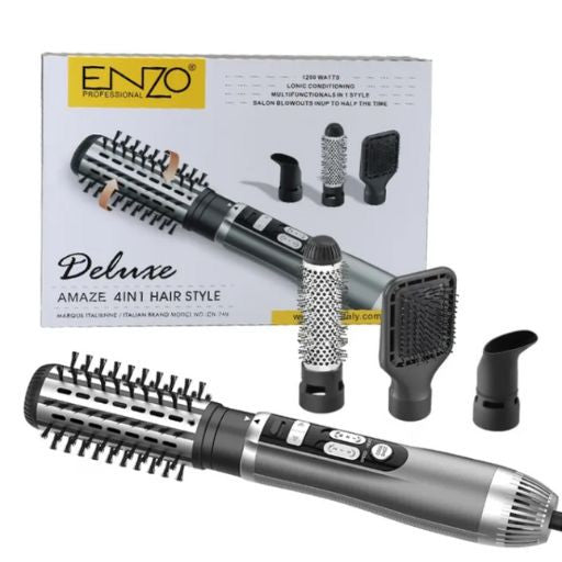 ENZO | 4 in 1 مجفف شعر بفرشاه