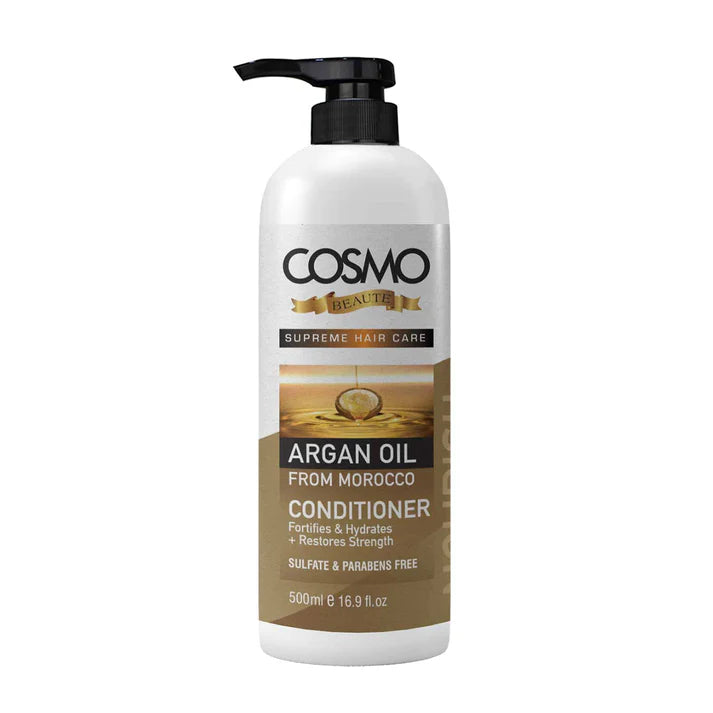 COSMO Argan Oil Nourish Morocco Conditioner for Dry Hair - 1000ml | كوزمو بلسم غني يزيت الارغان للشعر الجاف - 1000 مل