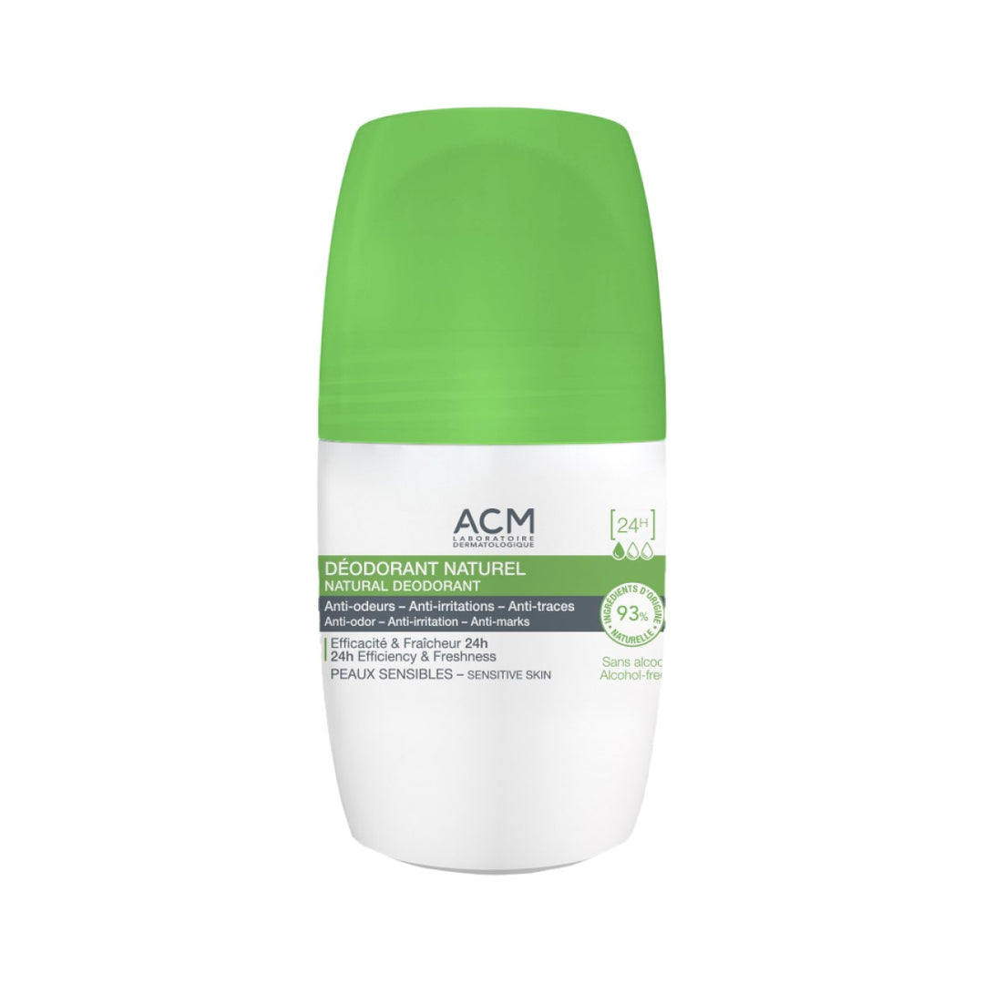 ACM Natural Deodorant 24h - 50ml | اي سي ام رول مزيل تعرق 24 ساعة - 50 مل