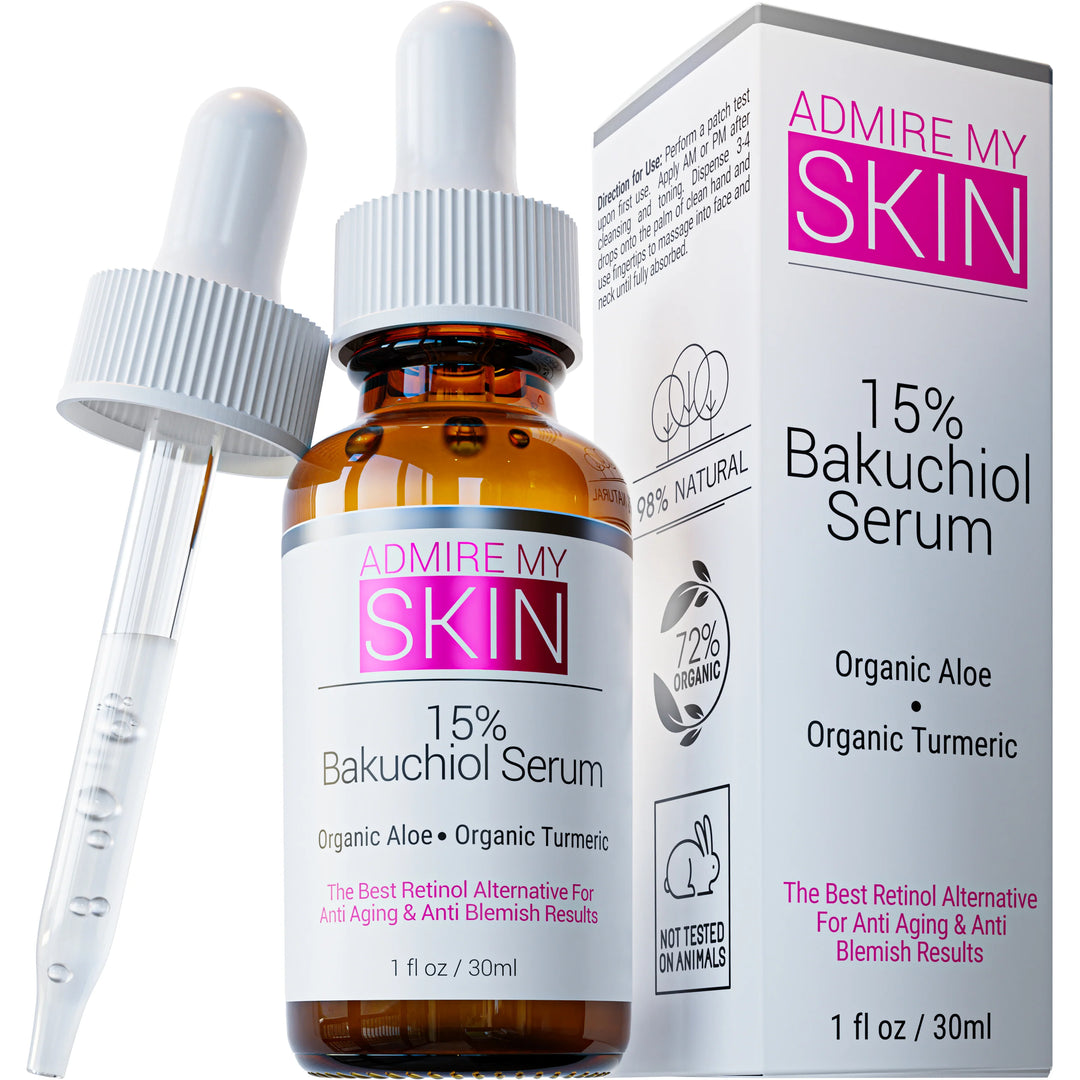 ADMIRE MY SKIN 15% Bakuchiol Serum - 30ml | أدماير ماي سكين سيروم باكوشيول 15% - 30 مل