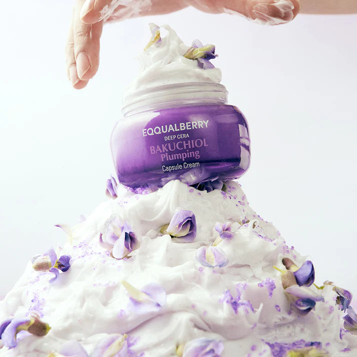 EQQUALBERRY Bakuchiol Plumping Capsule Cream - 50ml | ايكوال بيري كريم الباكوتشيول المالئ للوجه - 50 مل