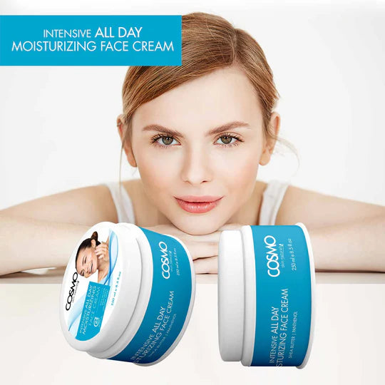 COSMO Intensive All Day Moisturizing Face Cream - 250ml | كوزمو كريم مرطب للوجه - 250 مل