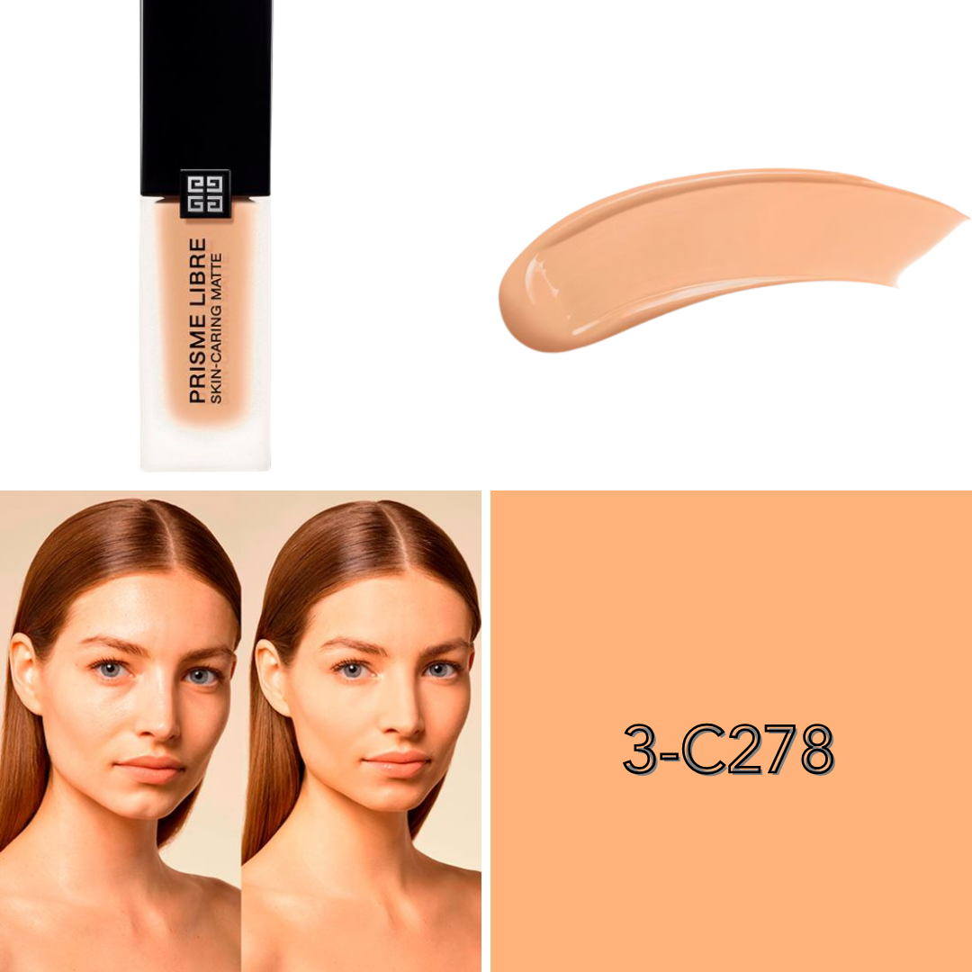 GIVENCHY Prisme Libre Skin-Caring Matte - 30ml | جيفينشي كريم أساس - 30 مل