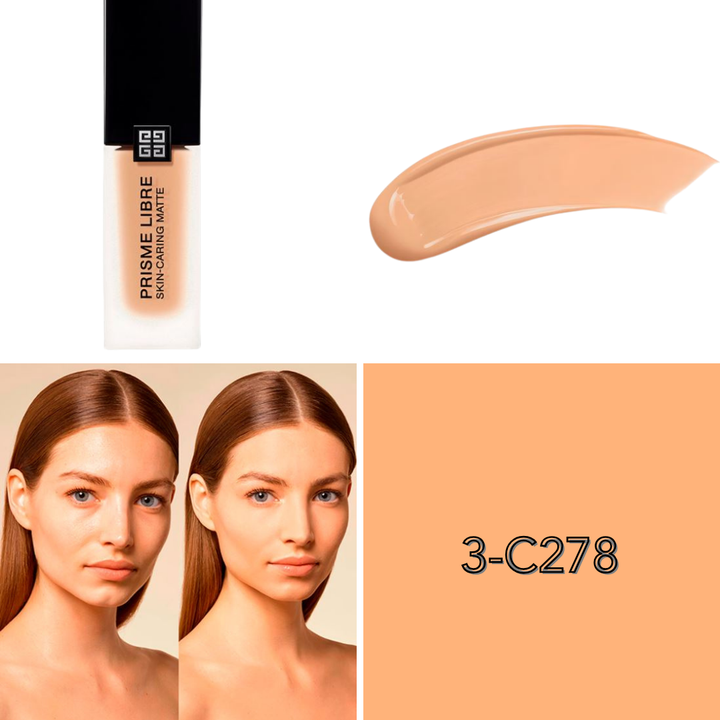 GIVENCHY Prisme Libre Skin-Caring Matte - 30ml | جيفينشي كريم أساس - 30 مل