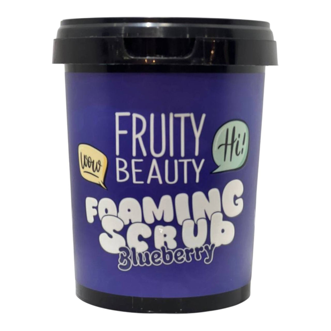FRUITY BEAUTY Foaming Scrub Blueberry - 600ml | فروتي بيوتي مقشر رغوي للجسم - 600 مل