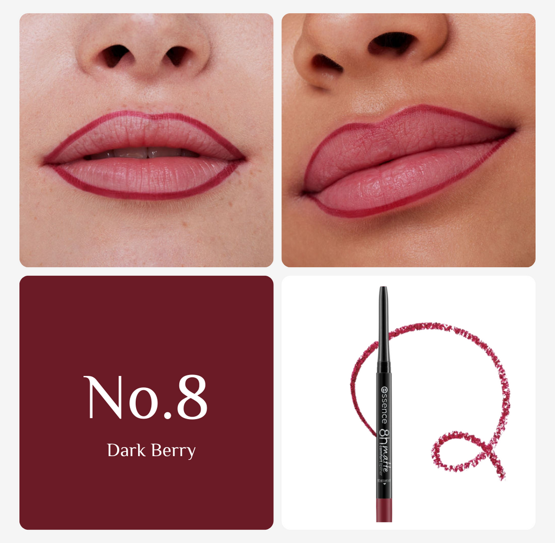 Essence 8H Matte Comfort Lipliner | ايسنس محدد شفاه مات