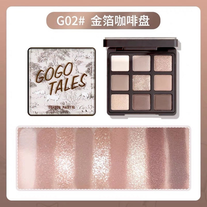 GOGO TALES Light Shadow Impression Eye Shadow Palette - 14g | جوجو تاليس باليت اي شادو - 14 غ