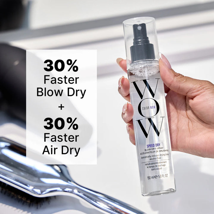 COLOR WOW Speed Dry Blow Dry Spray - 150ml | كولور واو بخاخ مبتكر لتجفيف الشعر بسرعة - 150 مل