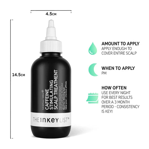 The Inkey List Caffeine Stimulating Scalp Treatment  - 150ml | ذا انكي ليست علاج الكافيين المحفز لفروة الرأس - 150 مل