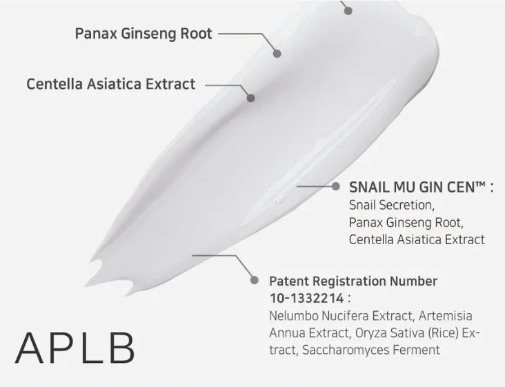 APLB  Snail Mucin Ginseng Facial Cream - 55ml | اي بي ال بي كريم خلاصة الحلزون و الجينسنج -  55 مل
