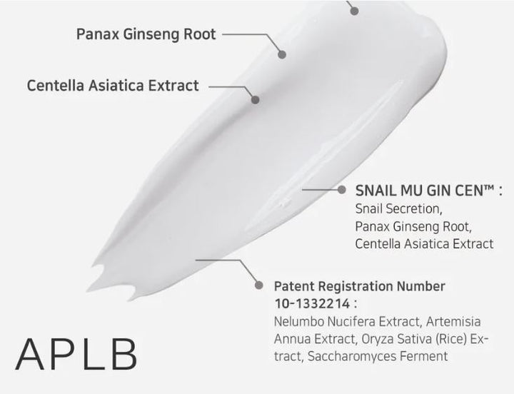 APLB  Snail Mucin Ginseng Facial Cream - 55ml | اي بي ال بي كريم خلاصة الحلزون و الجينسنج -  55 مل