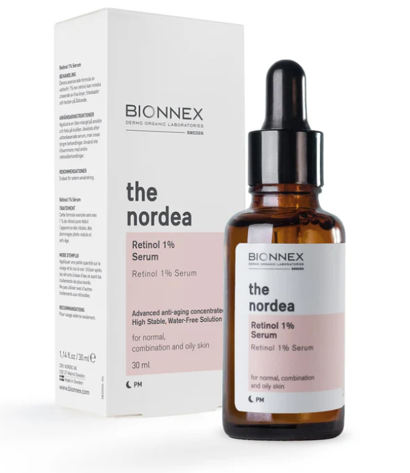 Bionnex The Nordea Retinol 1% Serum - 30ml | بايونيكس سيروم ريتنول 1% - 30 مل