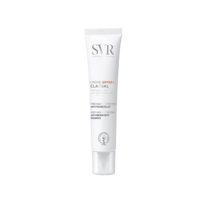 SVR Clairial Cream SPF 50+ Anti-Dark Spot Radiance - 40ml | اس في ار كريم واقي شمسي للبقع الداكنة - 40 مل