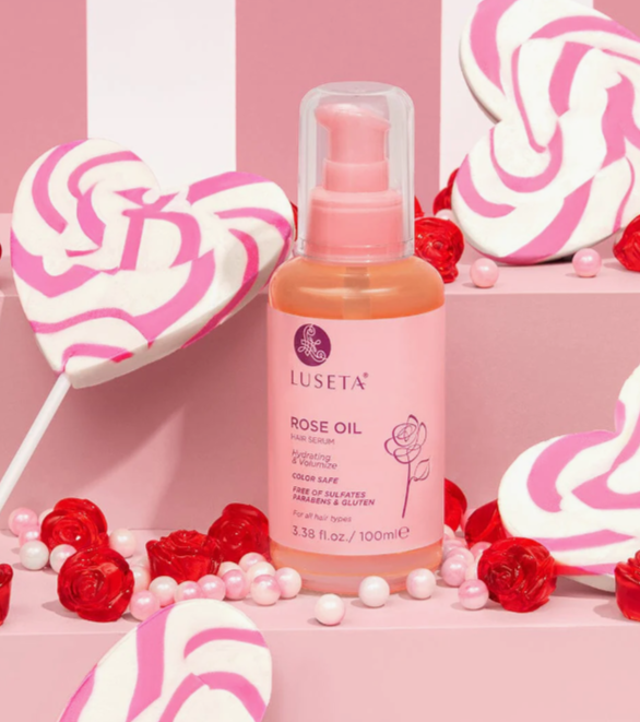 Luseta Rose Oil Hair Serum - 100ml | لوسيتا بخاخ سيروم للشعر - 100 مل