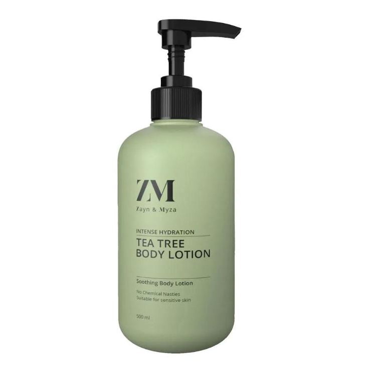 ZM Body Lotion Tea Tree - 500ml | زد ام لوشن للجسم بزيت شجرة الشاي - 500 مل