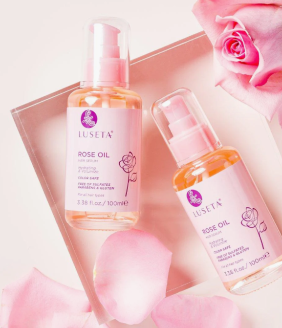 Luseta Rose Oil Hair Serum - 100ml | لوسيتا بخاخ سيروم للشعر - 100 مل