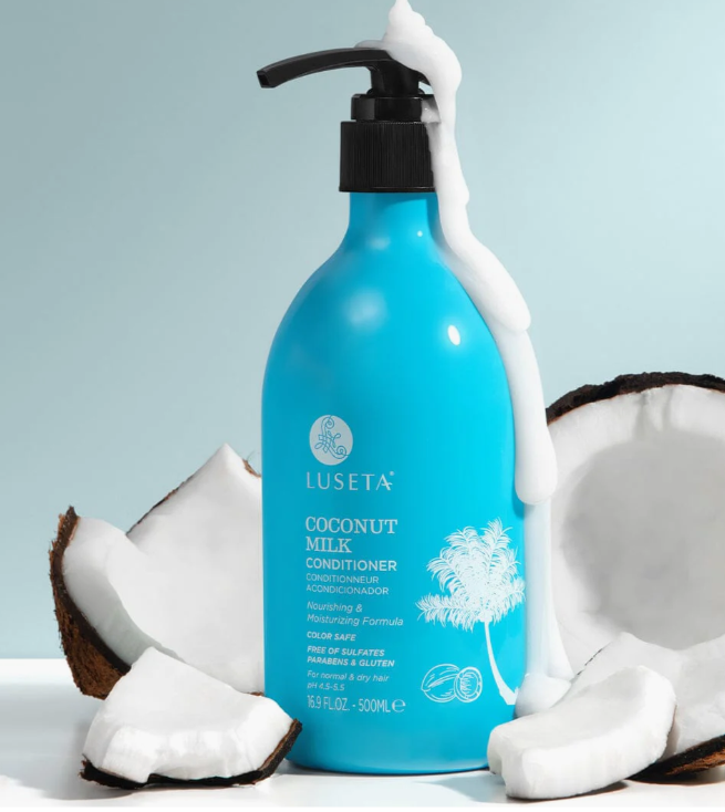 Luseta Coconut Milk Conditioner - 500ml | لوسيتا بلسم للشعر بجوز الهند - 500 مل