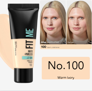 MAYBELINE Fit Me Matte Poreless Mixture  | كريم اساس فيت مي مات - 30 مل