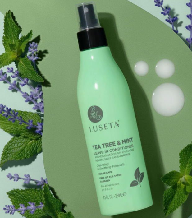 Luseta Tea Tree & Mint Leave-In Conditioner - 251ml | لوسيتا بلسم ليف ان بالشاي الاخضر و النعنع - 251 مل