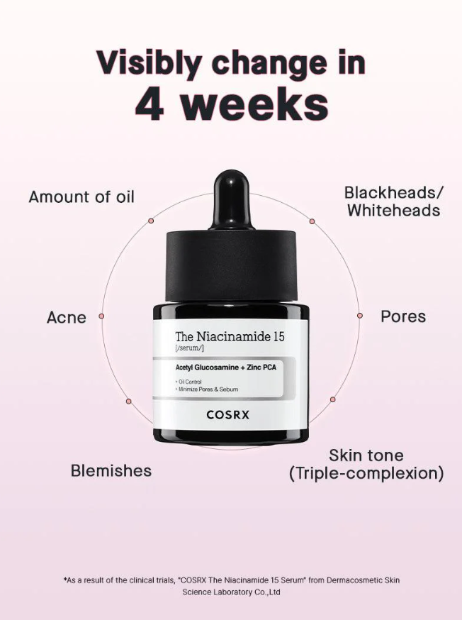 Cosrx The Niacinamide 15 Serum - 20ml | كوزركس سيروم النياسيناميد 15 - 20 مل