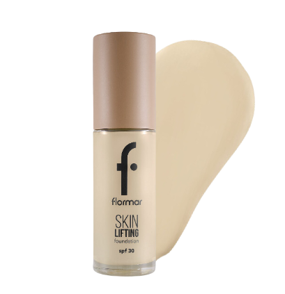 Flormar Skin Lifting Foundation Spf30 - 30ml | فلورمار كريم اساس بعامل خماية 30 - 30 مل