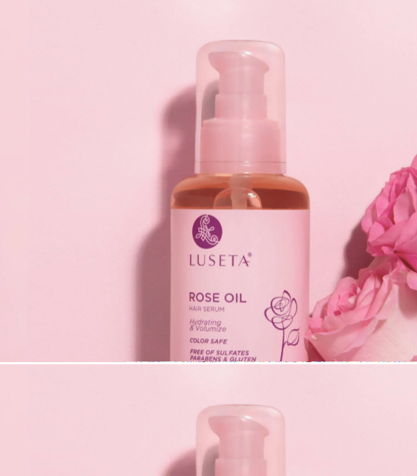 Luseta Rose Oil Hair Serum - 100ml | لوسيتا بخاخ سيروم للشعر - 100 مل