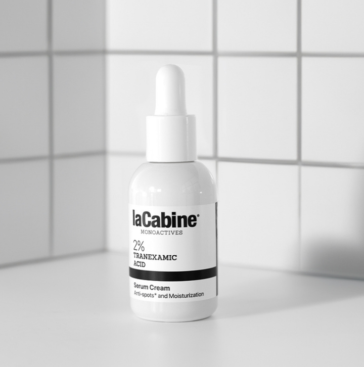 Lacabine Anti-spot and moisturizing cream serum 2% Tranexamicacid - 30ml | لاكابن سيروم كريم مرطب ومضاد للبقع 2% حمض الترانيكساميك - 30 مل