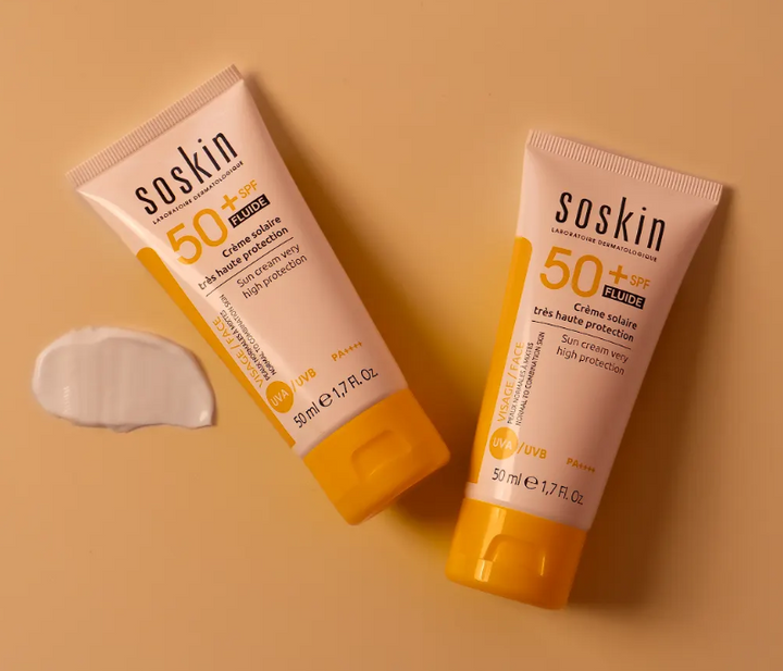 soskin sun cream very high protection 1+1 - 50 ml | سوسكن واقي شمسي بحماية عالية من أشعة الشمس 1 + 1 - 50 مل