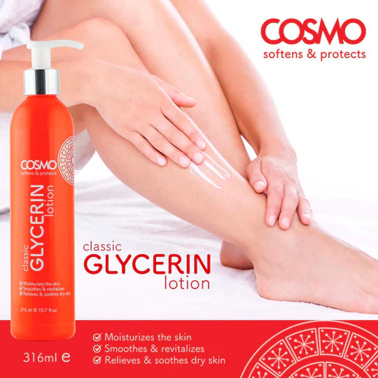 COSMO Classic Glycerin Lotion - 316ml | كوزمو لوشن للجسم بالغليسرين - 316 مل