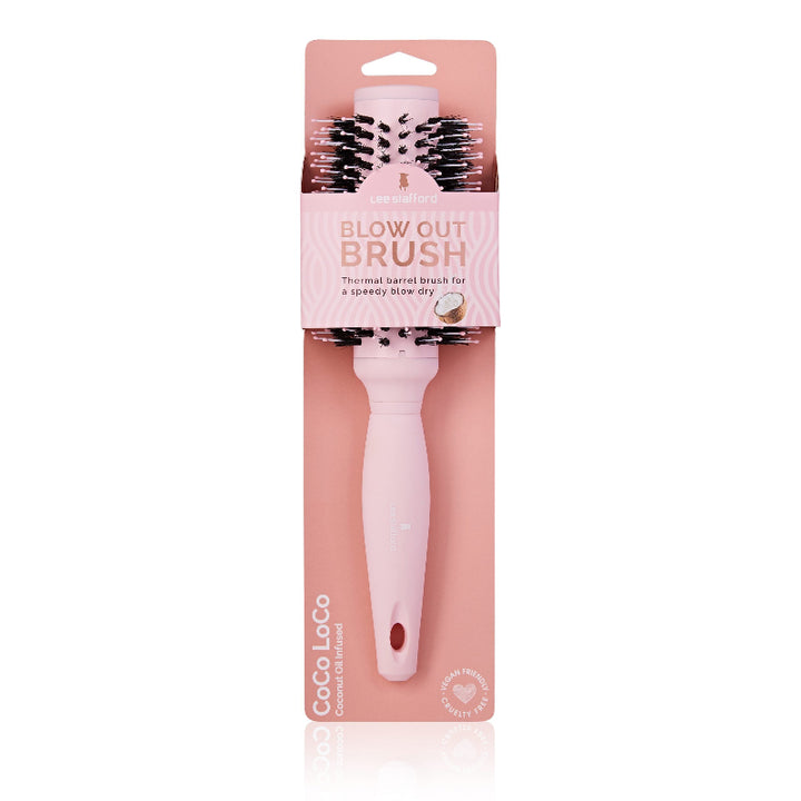 Lee Stafford Blow Out Brush Coco Loco Round Brush for Drying and Styling Hair | لي ستافورد فرشاة تجفيف الشعر