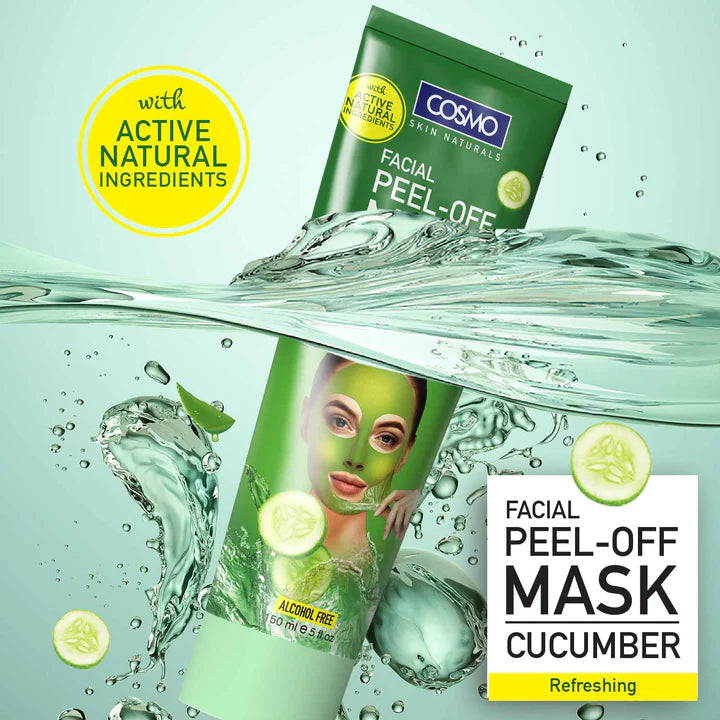 COSMO Facial Peel Off Mask Cucumber - 150ml | كوزمو قناع مقشر بالخيار - 150 مل