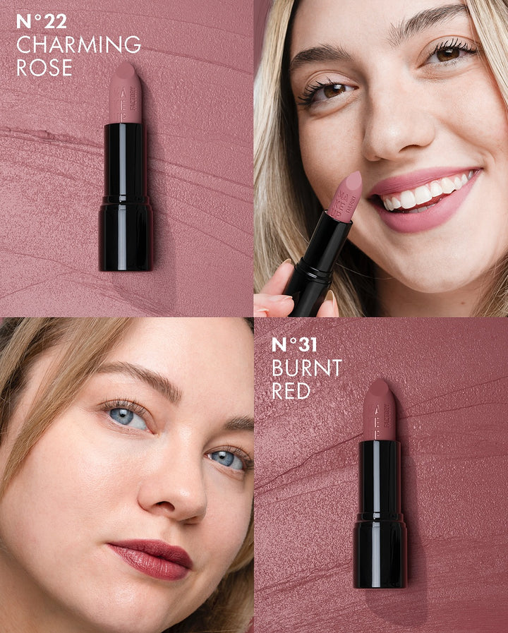 Make Up Factory Velvet Mat Lipstick - 4g | ميكاب فاكتوري أحمر شفاه مات - 4 غرام