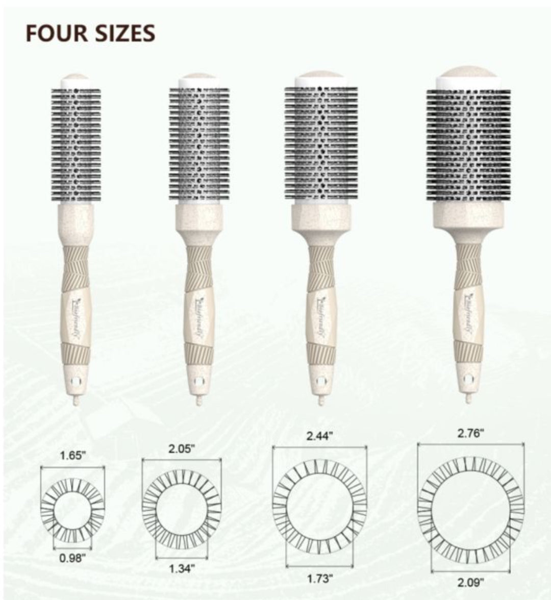 Ion Ceramic Round Straightening Brush - 1.65x098 | فرشاة تصفيف الشعر 1.65x098