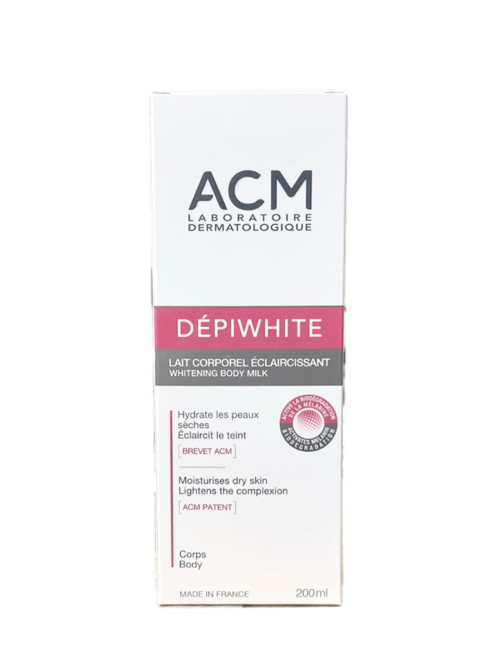 ACM Laboratoires Depiwhite Whitening Body Milk - 200ml | اي سي ام لوشن مرطب لتفتيح الجسم - 200 مل