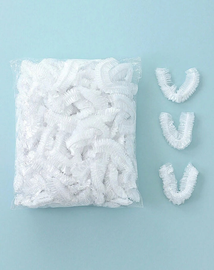 Plastic Hair Cap - 100Pcs | قبعة شعر بلاسيتيكية - 100 قطعة