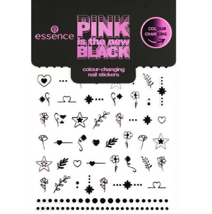 Essence Pink Is The New Black Nail St | ايسنس لُصاقات أظافر مُتغيِّرة اللَّون